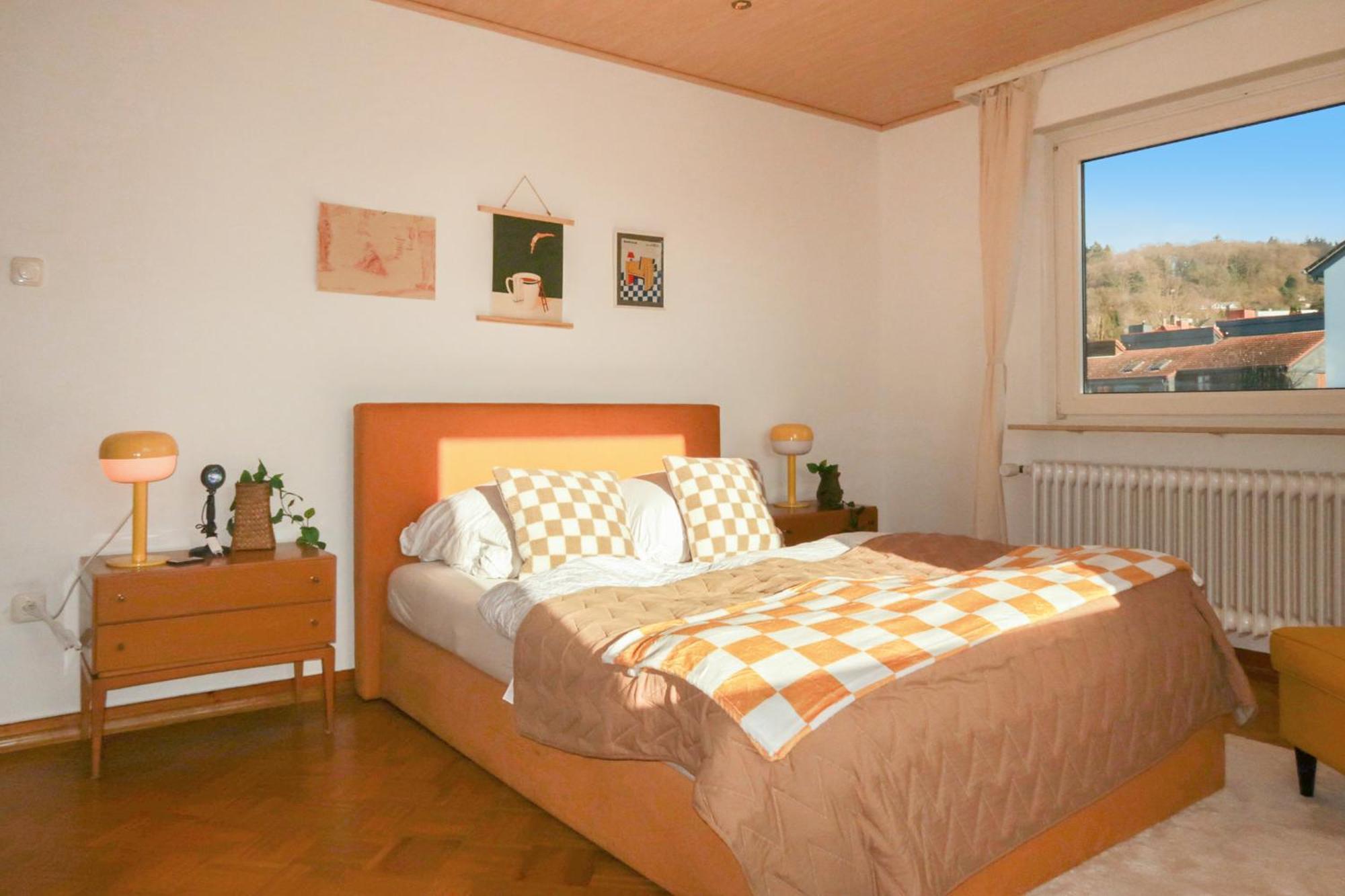 Homestay - Panoramablick Ueber Buedingen Buitenkant foto